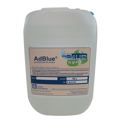 AdBlue soluzione a base di urea da utilizzare sui veiocli a gasolio dotati di sistema SCR